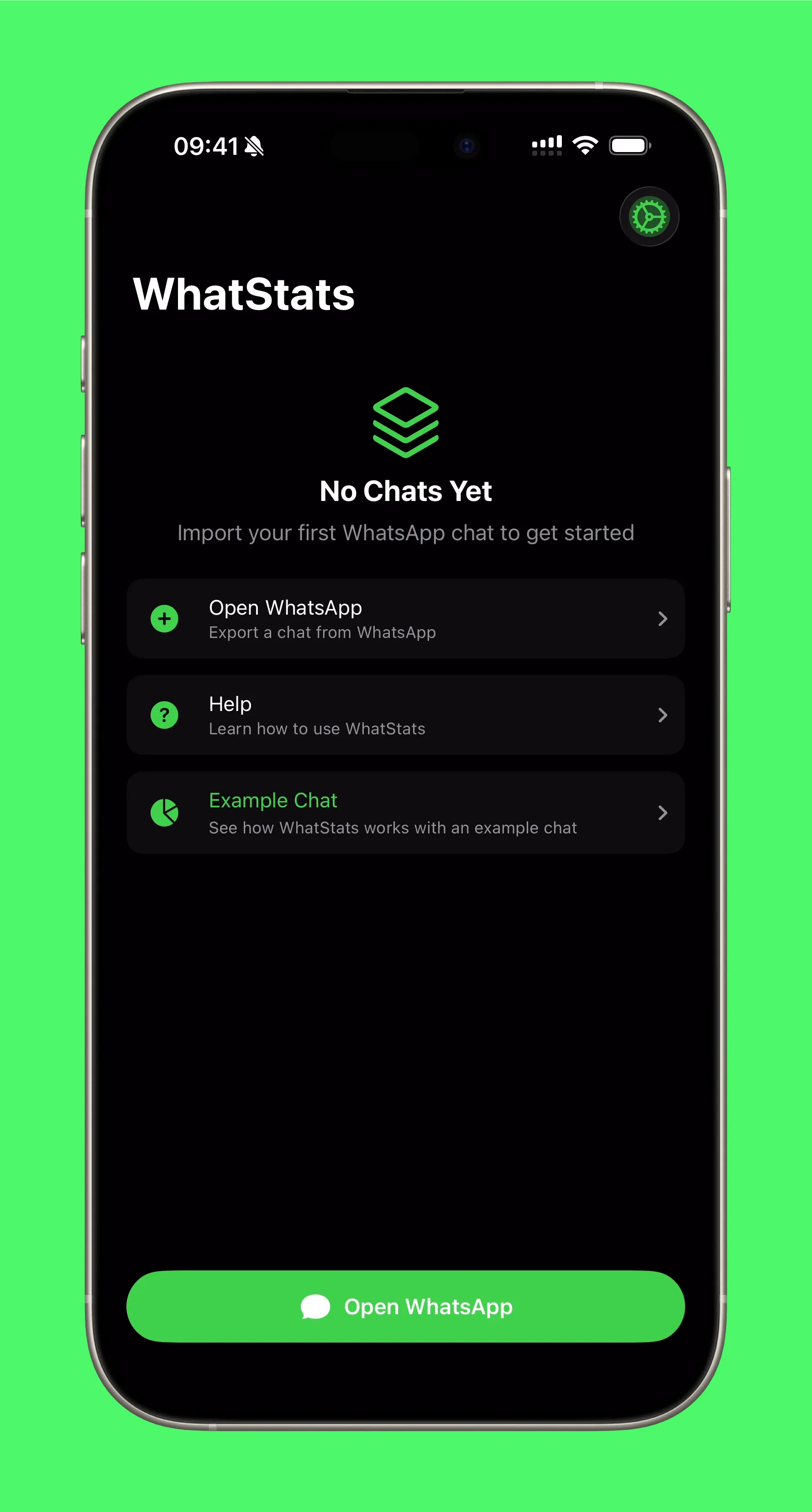 Your chat list: quick access to everything